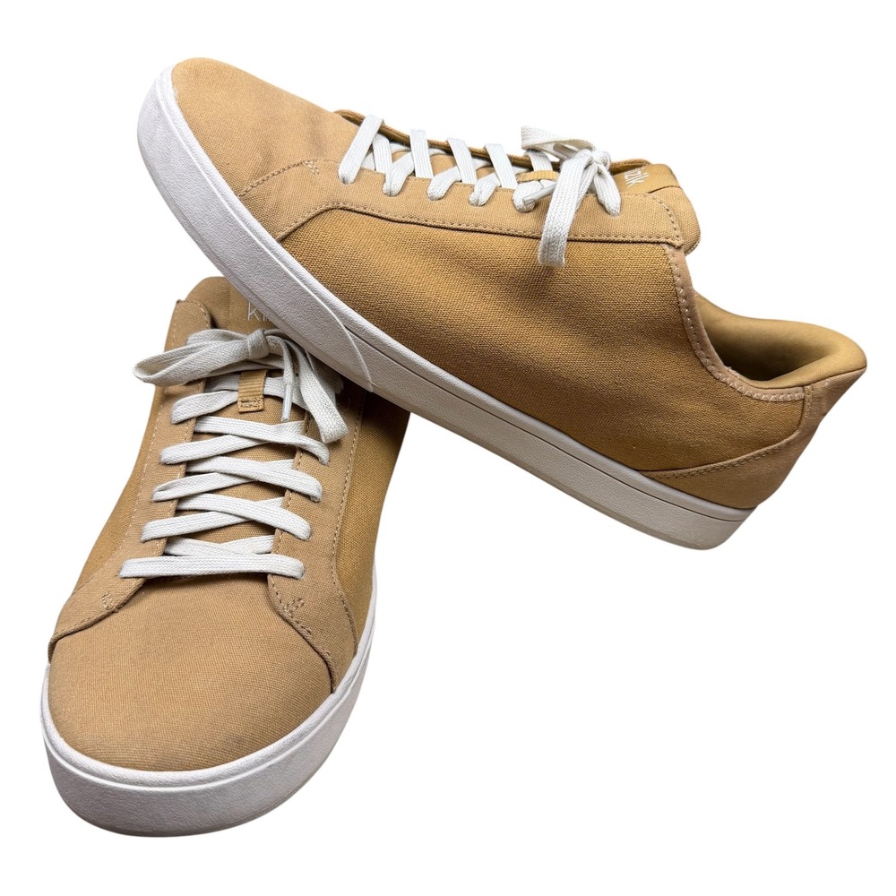 Kizik Irvine Maple Sugar Canvas Hands-Free Slip On Sneakers Mens 12 Wide